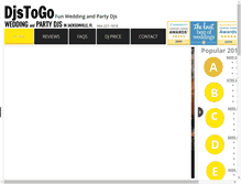 Tablet Screenshot of djstogo.com